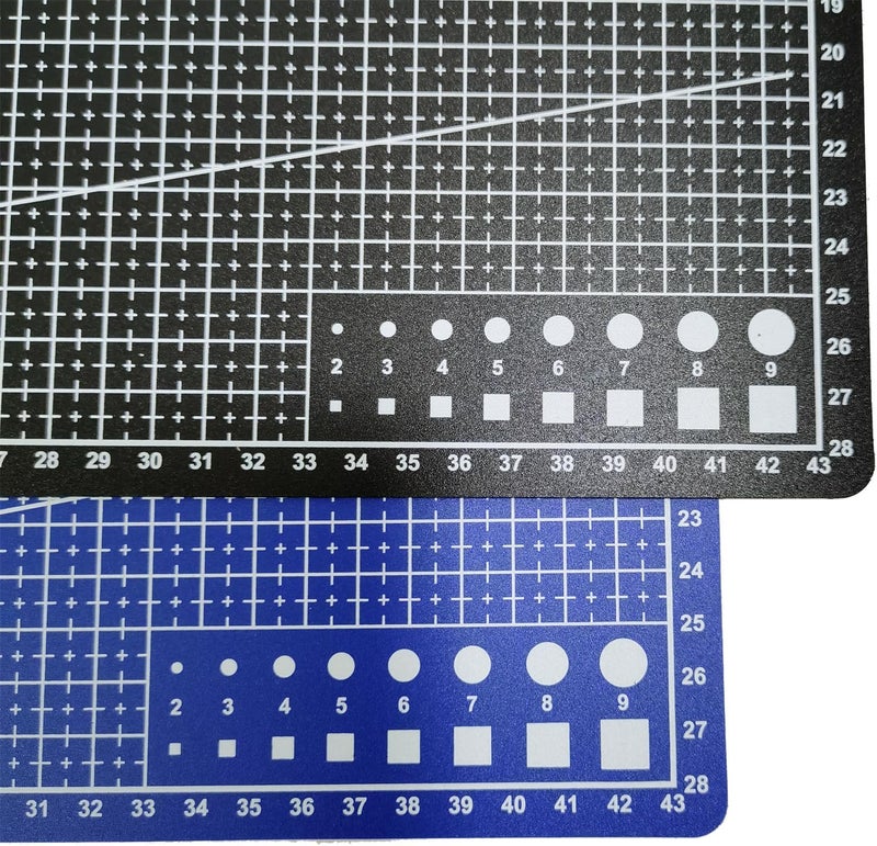 SCIKHEFT New A3 Double Side Craft Cutting Mat Cutting Board Sewing Pad Artist Carving Tools Handmade Crafts DIY Props (Black) - Image 4